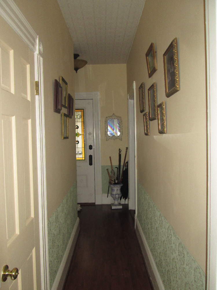 Looking from the kitchen to the front door.