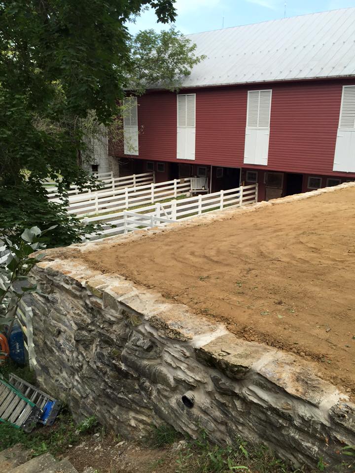 McLean barn, wall project