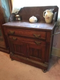 Marble-topped washstand