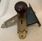 Knob hardware for door to sleeping porch