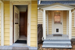 Back Storm Door Before and After