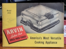 Arvin Lectric Cook user's manual cover