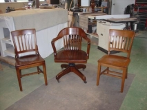 Gunlocke Chairs repair and refinish