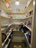 Storage pantry, stocked