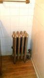 our wee radiator in the upstairs bath