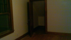 Door to the walk in closet for the east bedroom